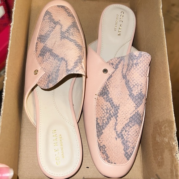 New Cole Haan RYAN MULE MAHOGANY Rose Size women’s 9.5 B new - Picture 2 of 7